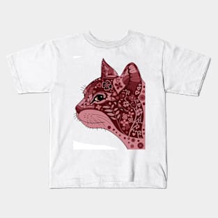 Cat Mandala Kids T-Shirt